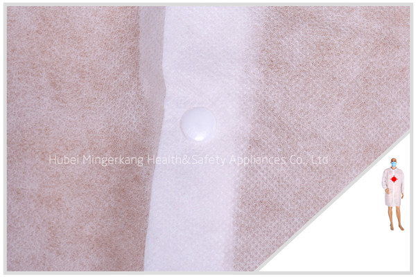 Nonwoven Lab Coat with Shirt Collar